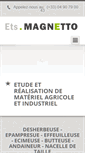 Mobile Screenshot of magnetto-ets.fr